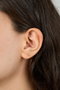 Heliophilia Silver Pendientes de Plata de Ley 925 en Dorado